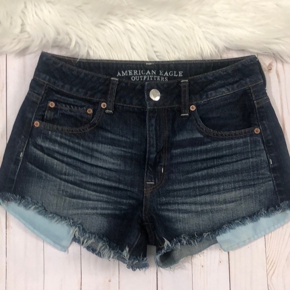 American Eagle Hi Rise Festival Shorts Size 4 - Picture 1 of 8